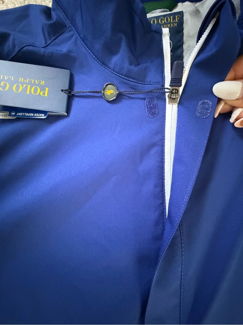 Polo by Ralph Lauren PGA Ocean Course Colorblock Windbreaker - Blue & Green